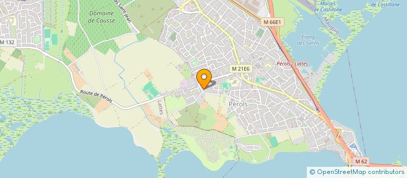 localisation de l'entreprise SCI CEVENPER  PEROLS