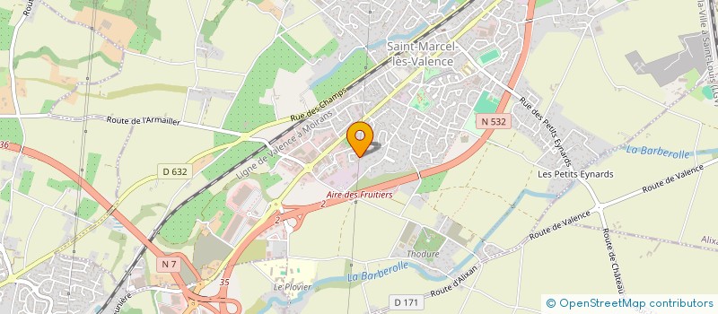 localisation de l'entreprise SCI CEVHERI  SAINT-MARCEL-LES-VALENCE