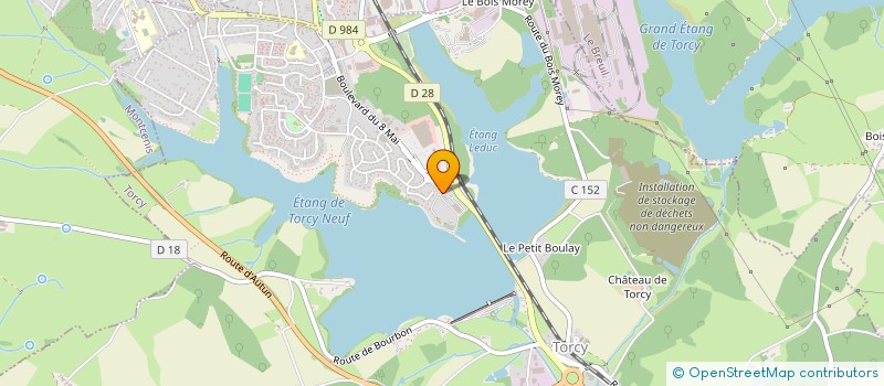 localisation de l'entreprise SCI CEVM  TORCY