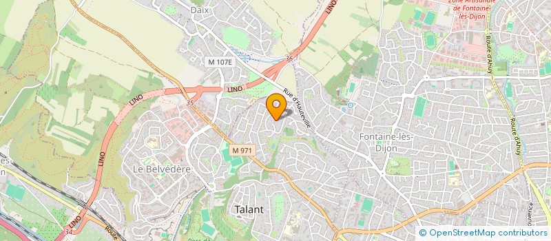 localisation de l'entreprise SCI CEVOZ-GOYAT  TALANT