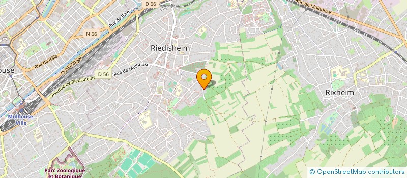 localisation de l'entreprise SCI CEWI  RIEDISHEIM