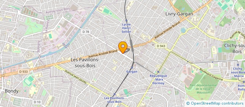 localisation de l'entreprise SCI CEYDA  LES PAVILLONS-SOUS-BOIS