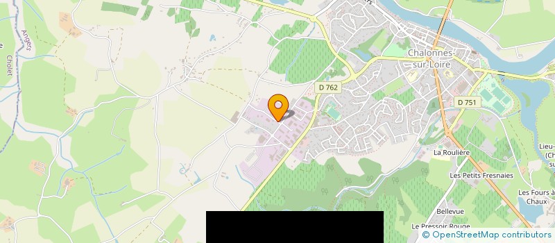 localisation de l'entreprise SCI CEYLAN  CHALONNES-SUR-LOIRE