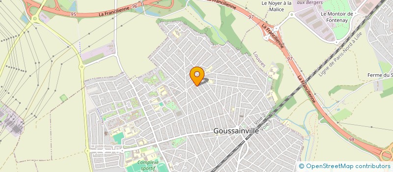 localisation de l'entreprise SCI CEYLAN 52 à GOUSSAINVILLE