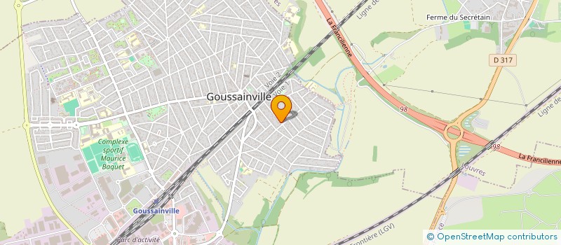 localisation de l'entreprise SCI CEYLAN974 à GOUSSAINVILLE