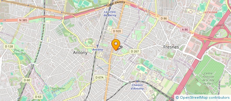 localisation de l'entreprise SCI CEYLON à ANTONY