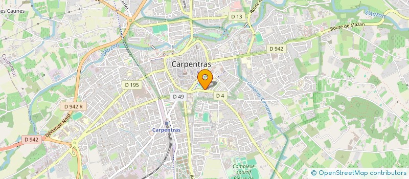 localisation de l'entreprise SCI CEYO  CARPENTRAS