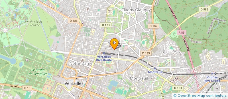 localisation de l'entreprise SCI CEYRBM à VERSAILLES