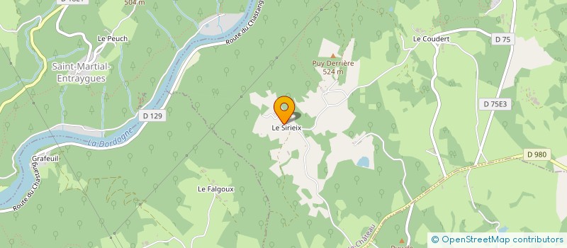 localisation de l'entreprise SCI CEYRODE  SERVIERES-LE-CHATEAU