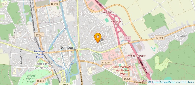 localisation de l'entreprise SCI CEZANNE  NEMOURS