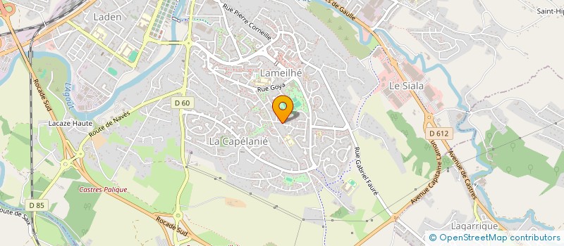 localisation de l'entreprise SCI CEZANNE  CASTRES