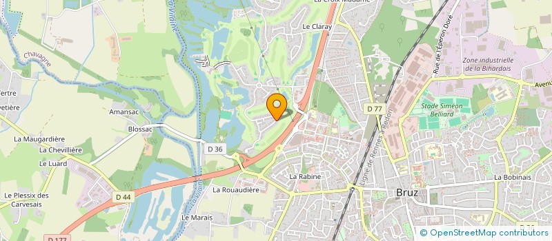 localisation de l'entreprise SCI CEZEMBRIROISE  BRUZ