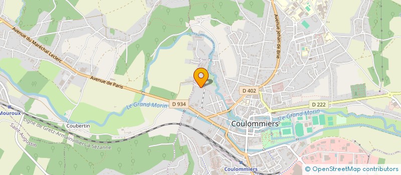 localisation de l'entreprise SCI CF à COULOMMIERS