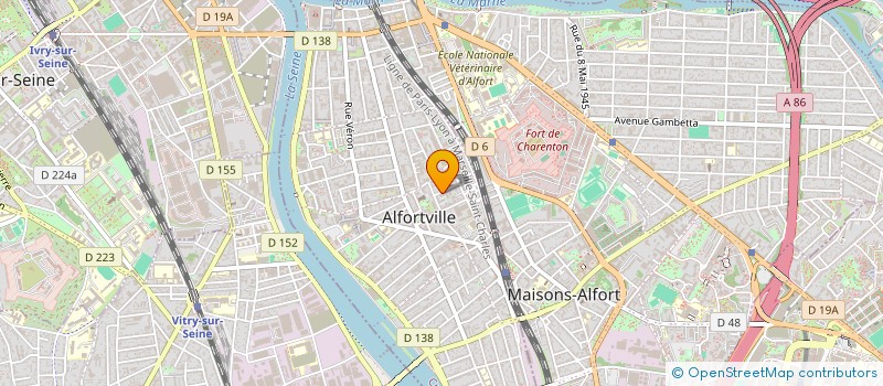 localisation de l'entreprise SCI CF à ALFORTVILLE