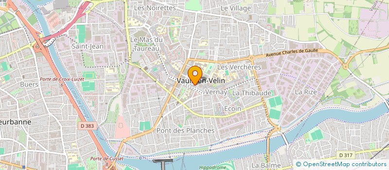 localisation de l'entreprise SCI CF COTE TREFLE  CHARBONNIERES-LES-BAINS