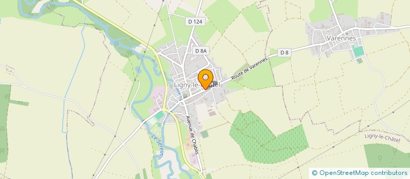 localisation de l'entreprise SCI CF FONFON  COURGIS