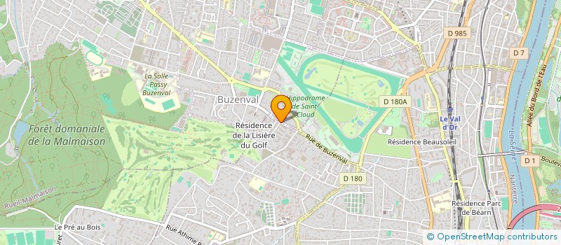 localisation de l'entreprise SCI CF PATRIMOINE à GARCHES