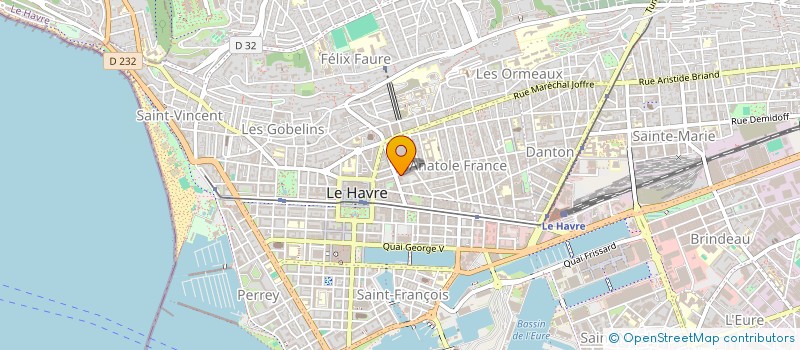 localisation de l'entreprise SCI CFA BONGINI à LE HAVRE