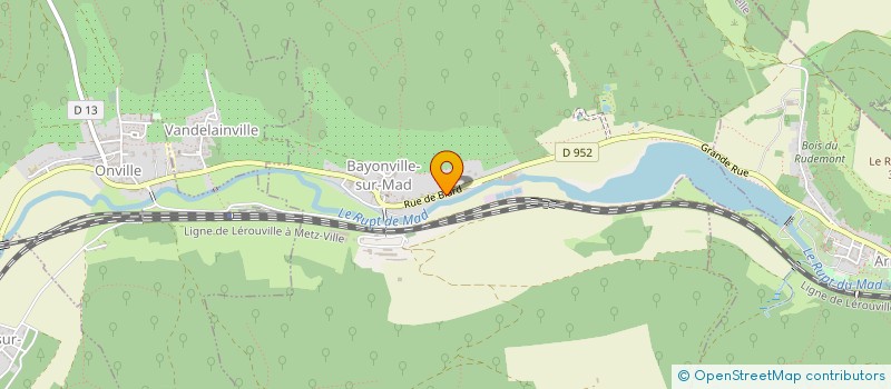 localisation de l'entreprise SCI CFAA  BAYONVILLE-SUR-MAD