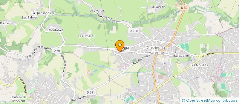 localisation de l'entreprise SCI CFAO  GREZIEU-LA-VARENNE