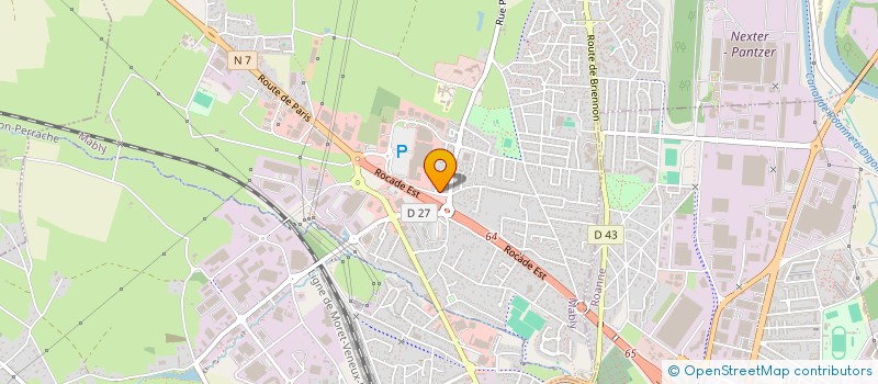 localisation de l'entreprise SCI CFBM  MABLY