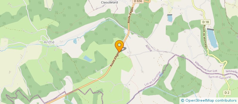 localisation de l'entreprise SCI CFC  ANTHE