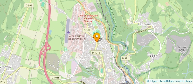 localisation de l'entreprise SCI CFCA à VALSERHONE