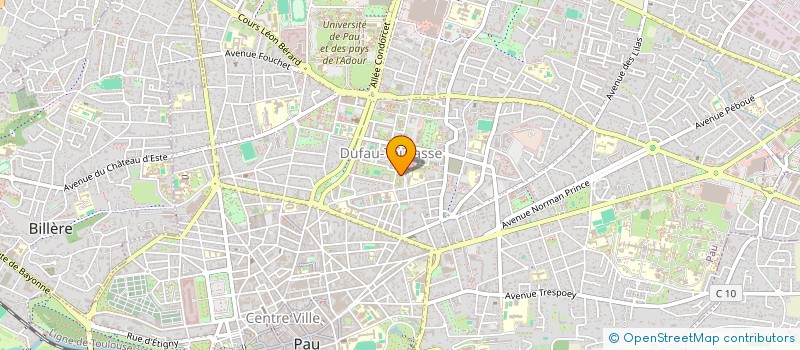 localisation de l'entreprise SCI CFCJ à PAU