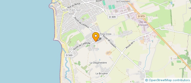 localisation de l'entreprise SCI CFDL2  SAINT-PAIR-SUR-MER