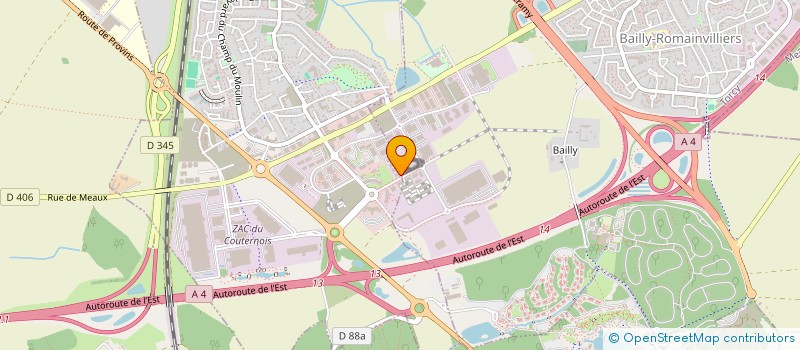 localisation de l'entreprise SCI CFEC  SERRIS