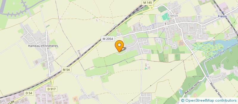 localisation de l'entreprise SCI CFI à FRETIN