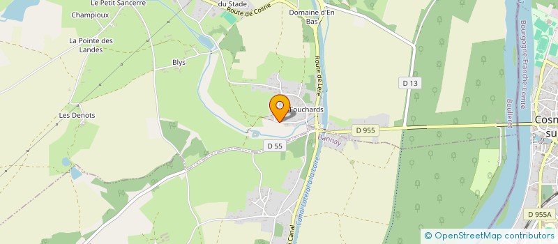 localisation de l'entreprise SCI CFJ  BOULLERET