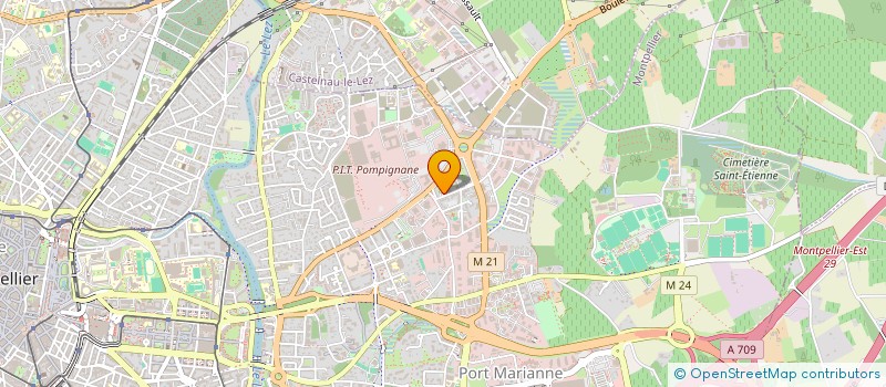 localisation de l'entreprise SCI CFJC LES DERONS à MONTPELLIER
