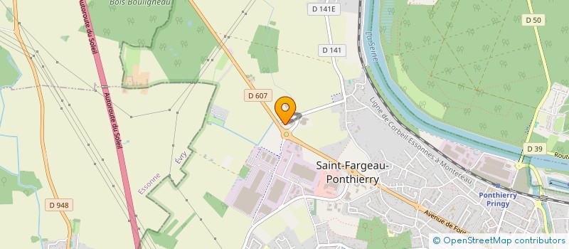 localisation de l'entreprise SCI CFK  SAINT-FARGEAU-PONTHIERRY