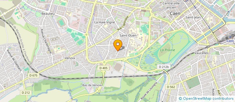 localisation de l'entreprise SCI CFK  CAEN
