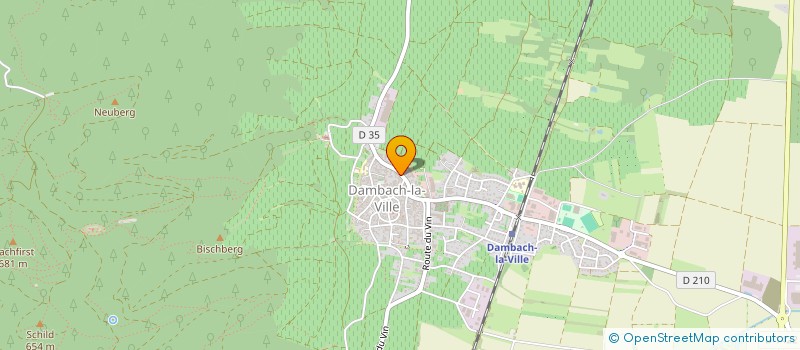 localisation de l'entreprise SCI CFL  DAMBACH-LA-VILLE