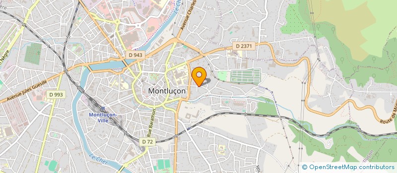 localisation de l'entreprise SCI CFL à MONTLUCON