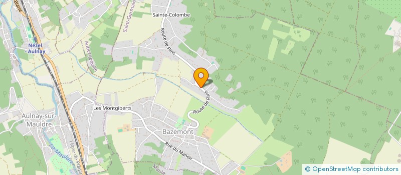 localisation de l'entreprise SCI CFL PATRIMOINE  BAZEMONT