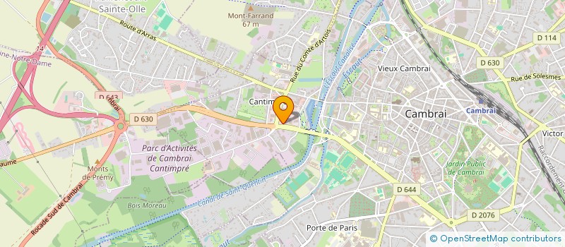 localisation de l'entreprise SCI CFLOJ  CAMBRAI