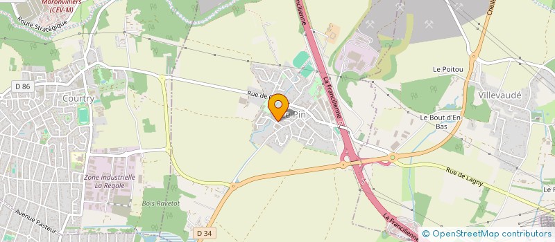 localisation de l'entreprise SCI CFM à LE PIN