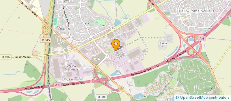 localisation de l'entreprise SCI CFM  SERRIS