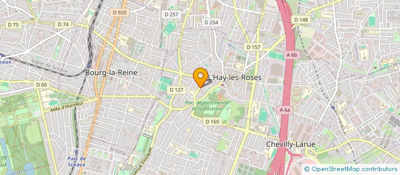 localisation de l'entreprise SCI CFM2L  L'HAY-LES-ROSES