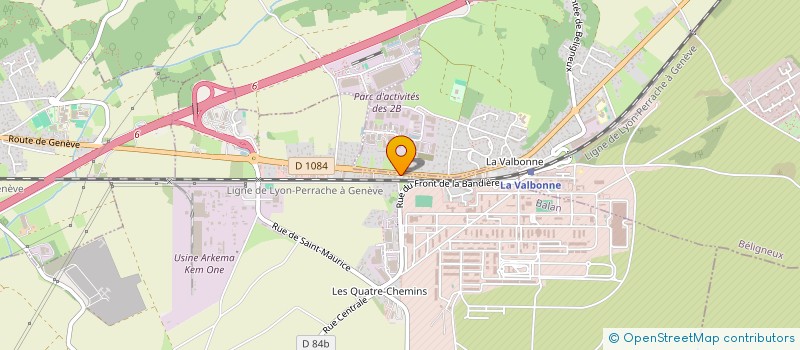 localisation de l'entreprise SCI CFMV à BALAN