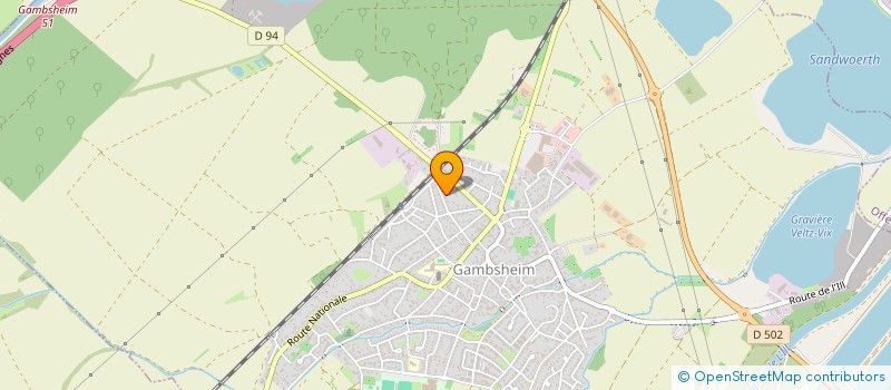 localisation de l'entreprise SCI CFMX  GAMBSHEIM