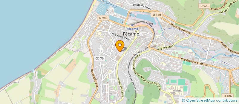 localisation de l'entreprise SCI CFN  FECAMP