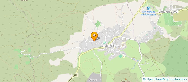 localisation de l'entreprise SCI CFOURNIL  VIOLS-LE-FORT