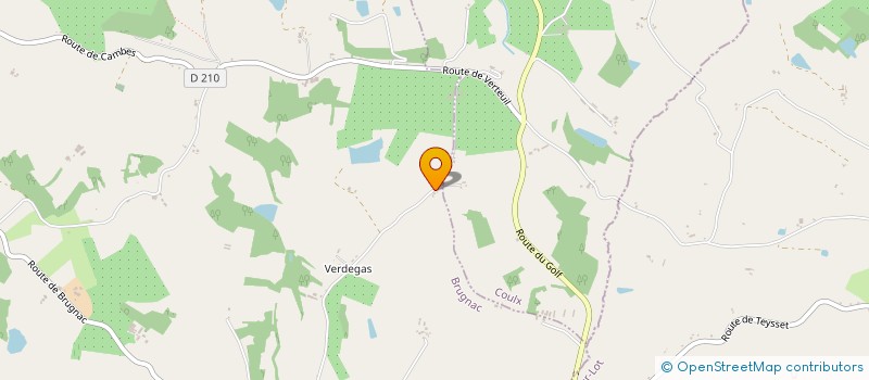 localisation de l'entreprise SCI CFP INVEST  BRUGNAC