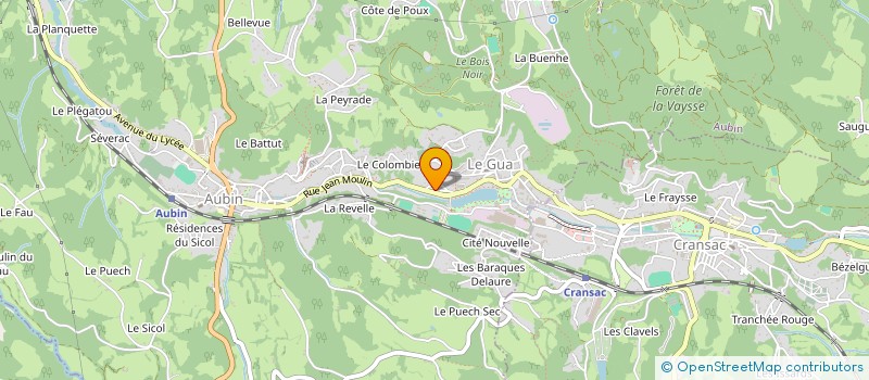 localisation de l'entreprise SCI CFR  AUBIN