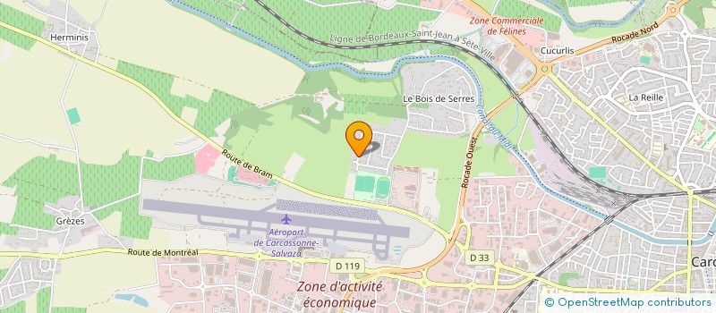 localisation de l'entreprise SCI CFRF SABADIE à CARCASSONNE