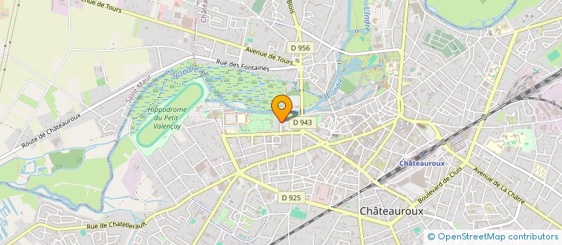 localisation de l'entreprise SCI CFSG IMMO à CHATEAUROUX